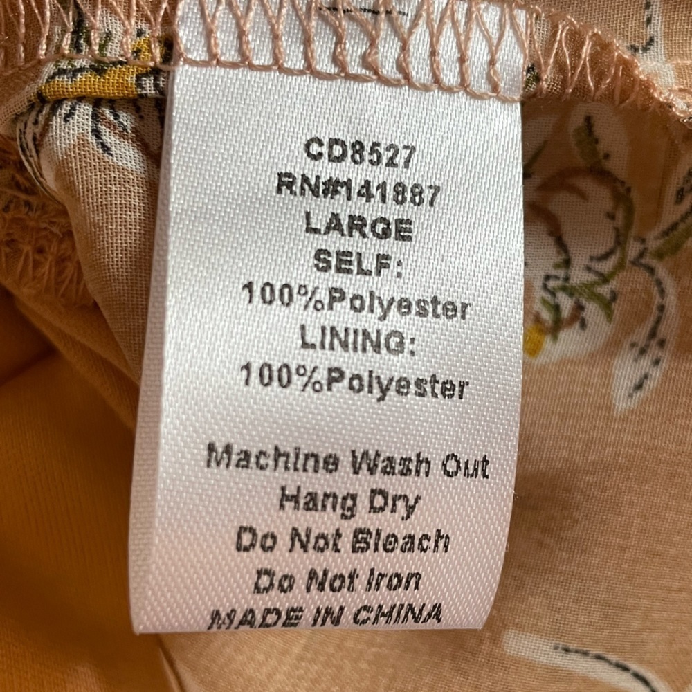 By Chapter tan floral dress. - Picture 4 of 5